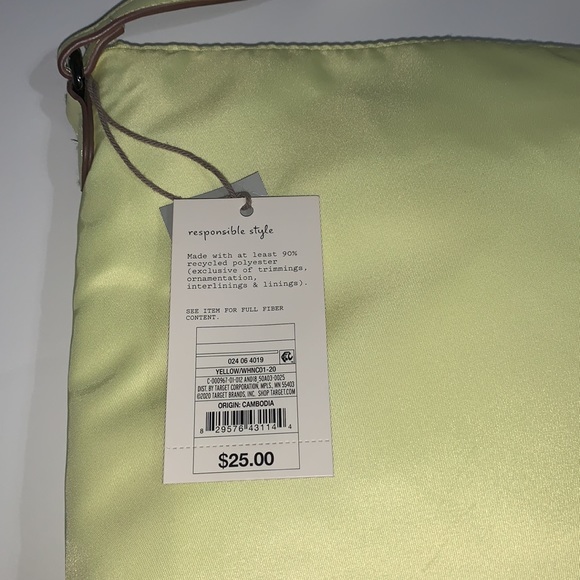 A New Day Lime Zip Closure Crossbody Bag - Picture 7 of 8
